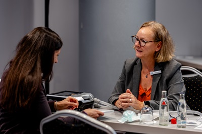 Katja Prucker von ResMed Deutschland auf dem MAIK Kongress 2023