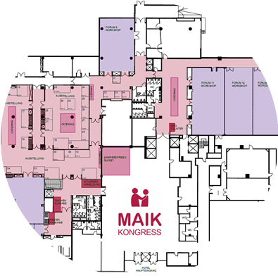 MAIK Kongress 2026 Ausstellerplan