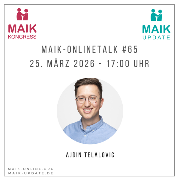 65. MAIK Onlinetalk mit Ajdin Telalovic